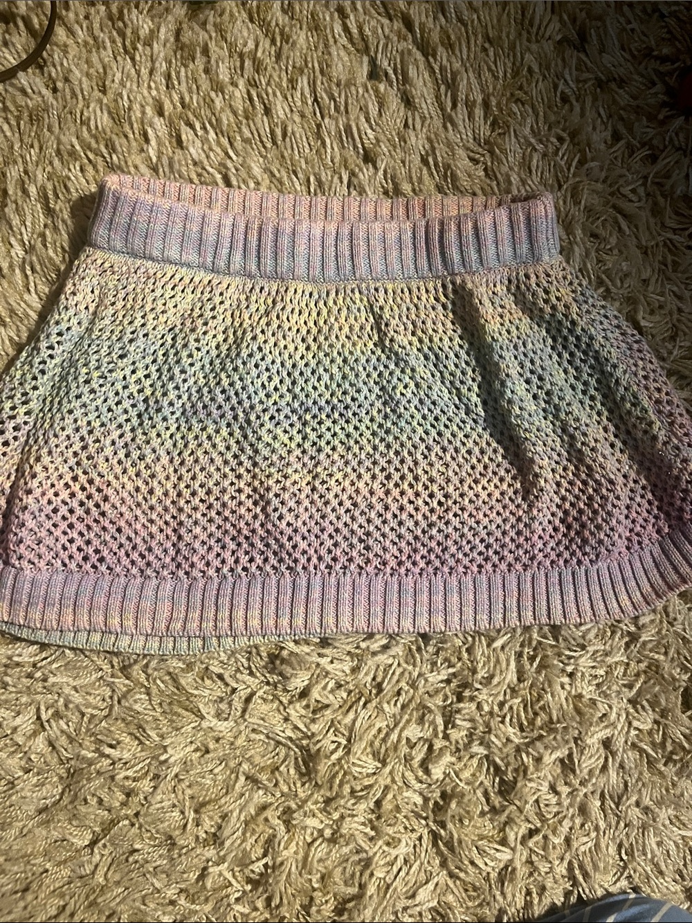 Crochet skirt